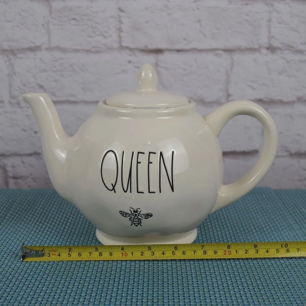 New Rae Dunn Teapot & Honey Pot Gift Set Boxed Farmhouse Kitchen
